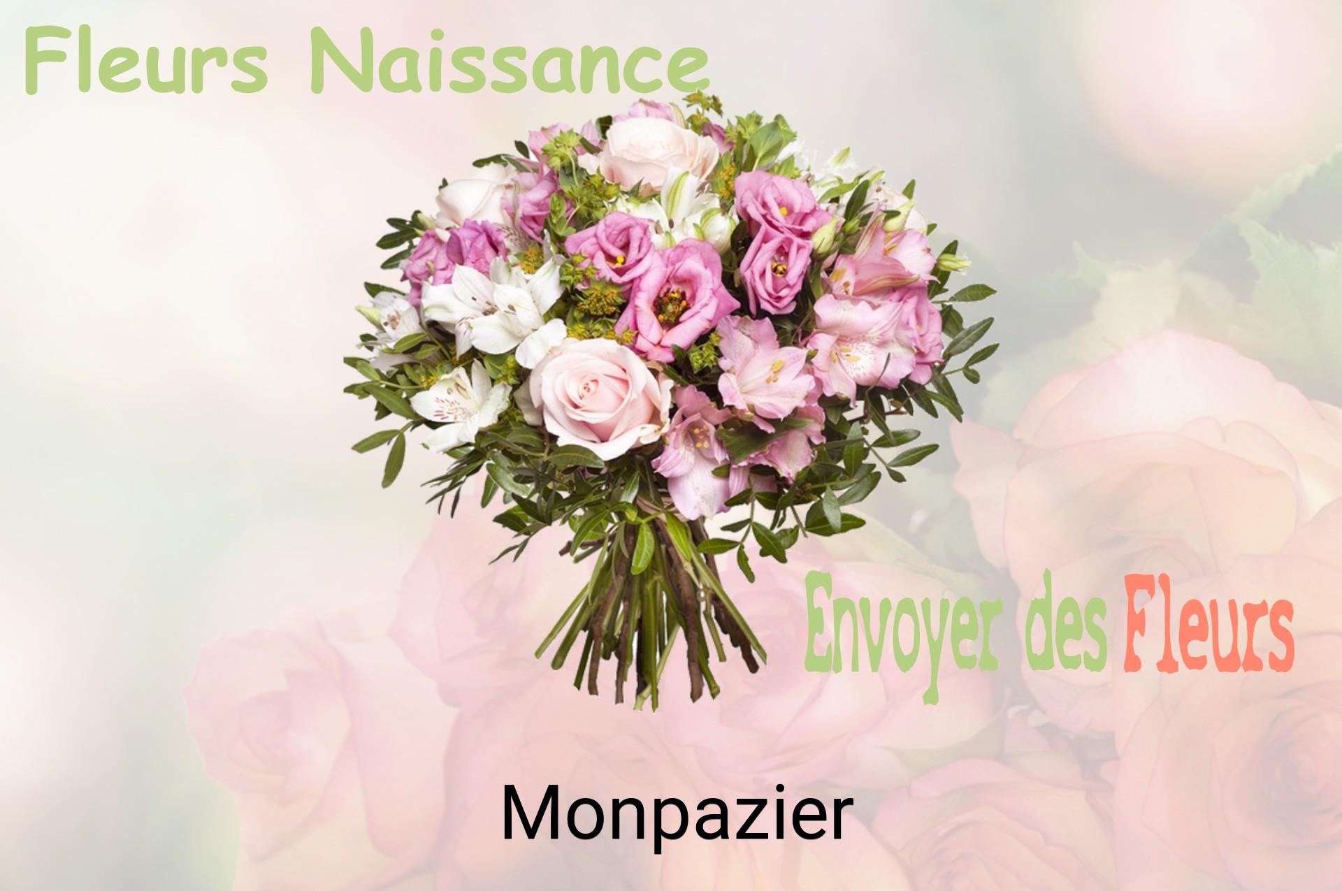 Bouquet de fleurs de naissance livré à Monpazier